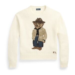 Ralph Lauren Cream Crewneck Sweater
